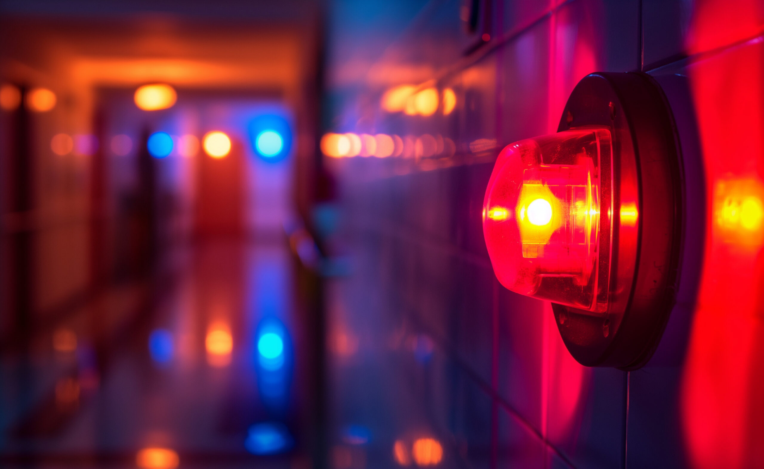 Alert in Red: The Fire Alarm Lamp videosurveillance Entreprise valais